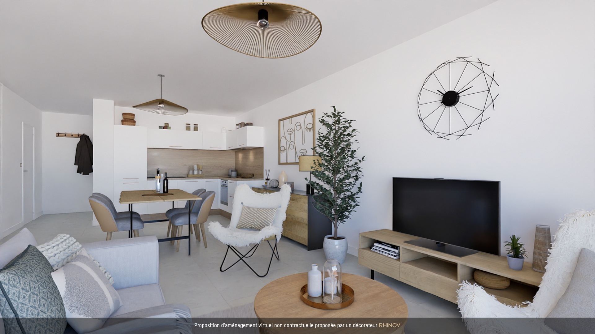 Salon maison T4 MooV