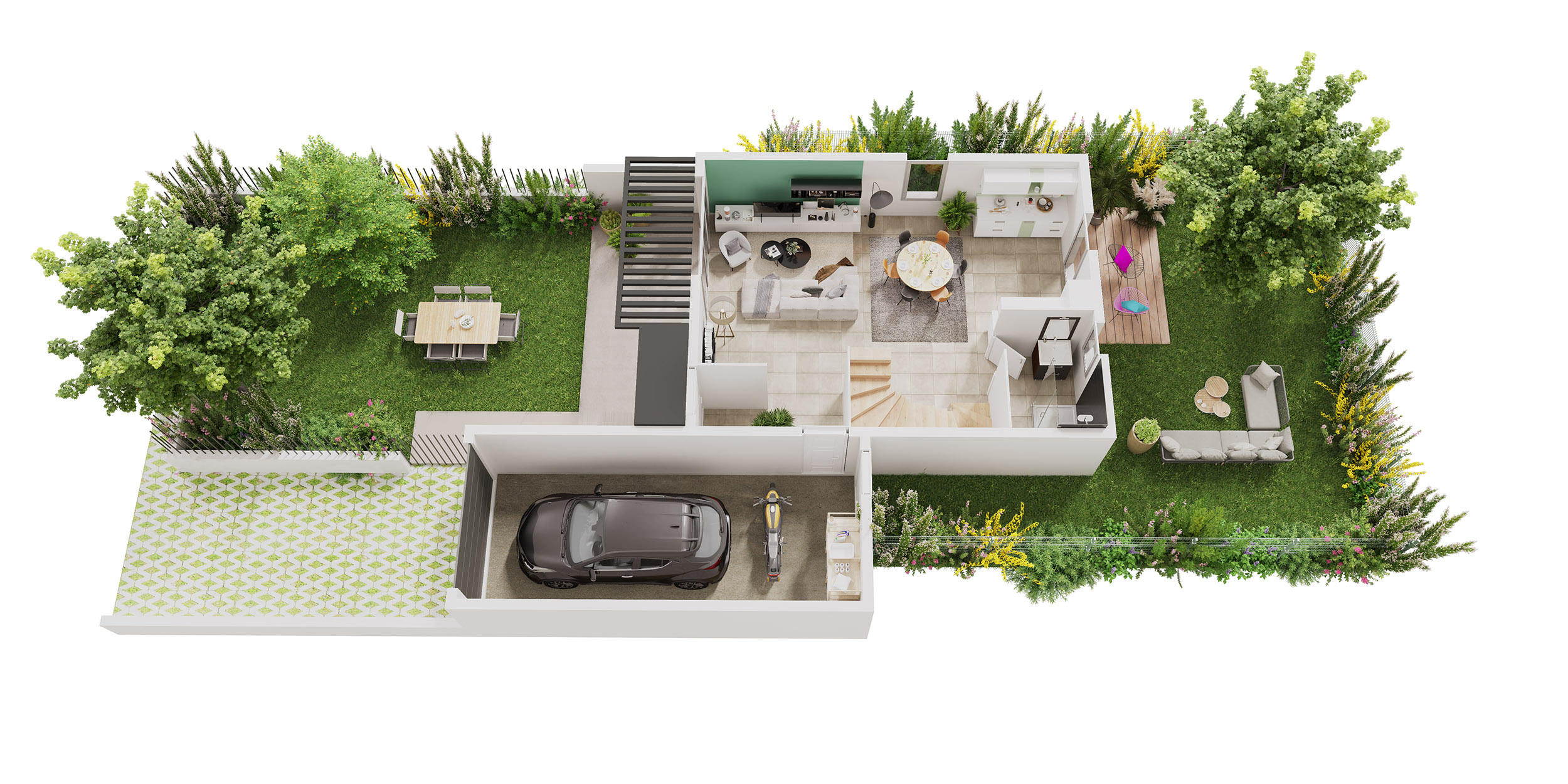 NIMES-Les jardins de Garance RDC