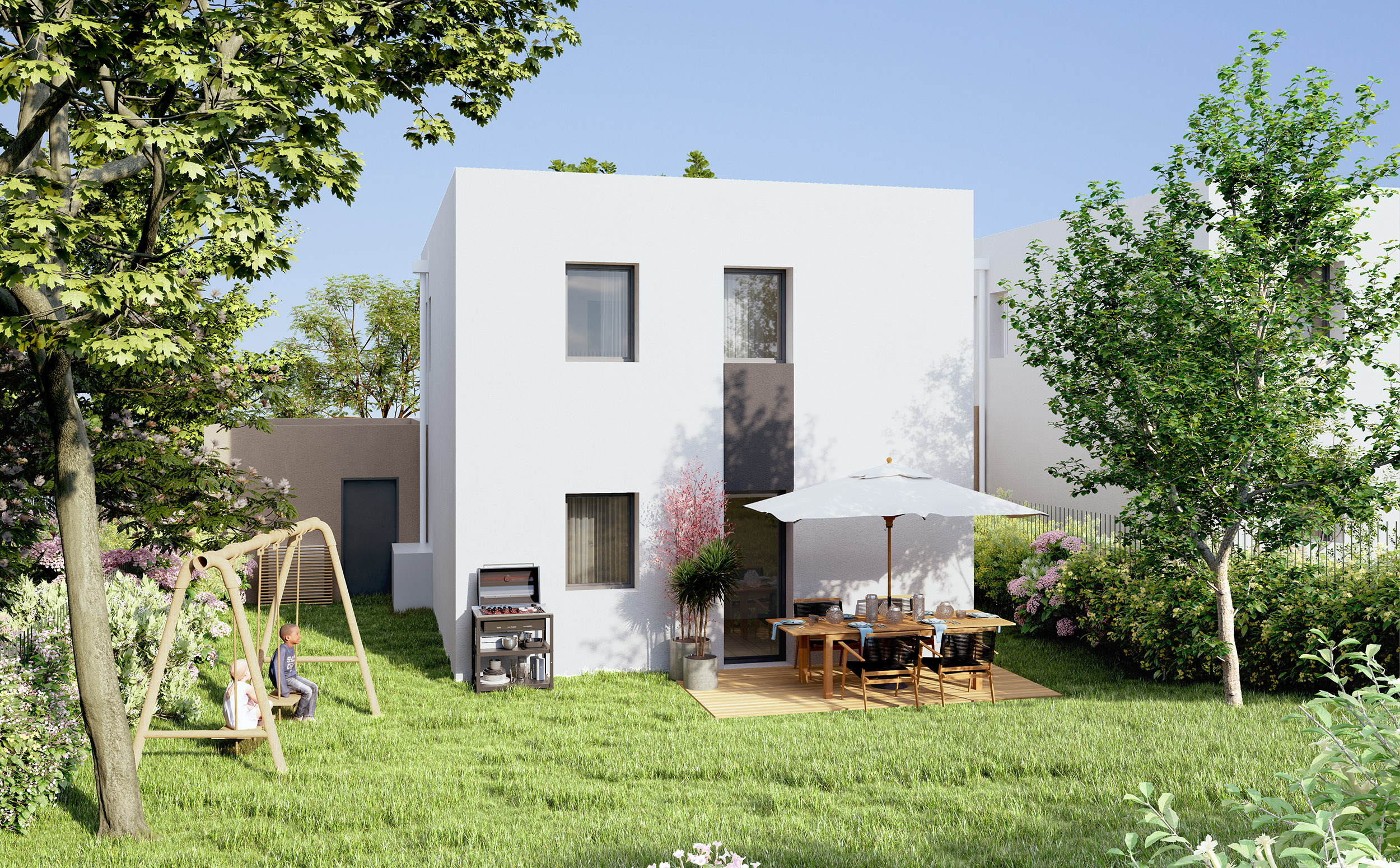 NIMES-Les jardins de Garance maisons