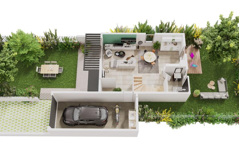 NIMES-Les jardins de Garance RDC